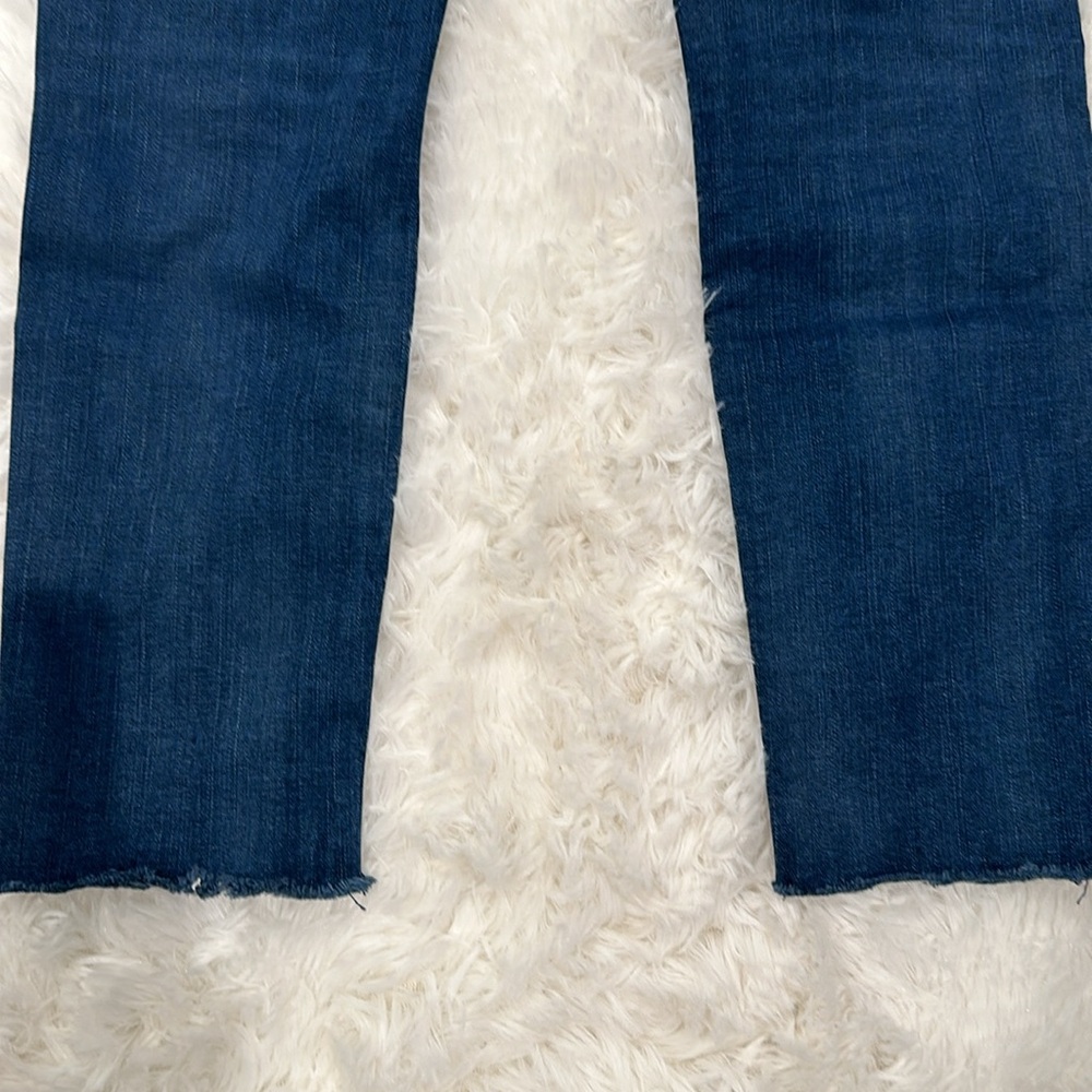 A GOLDIE CROPPED SKINNY JEAN! soooo cute dark wash size 26 9.5 inch front rise‎ - Picture 4 of 5
